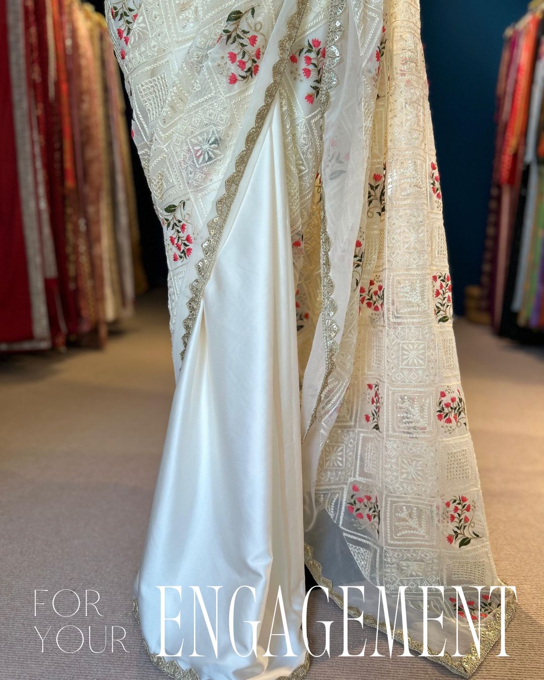 Engagement Saree