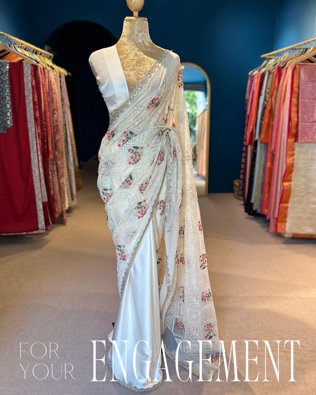 Engagement Saree