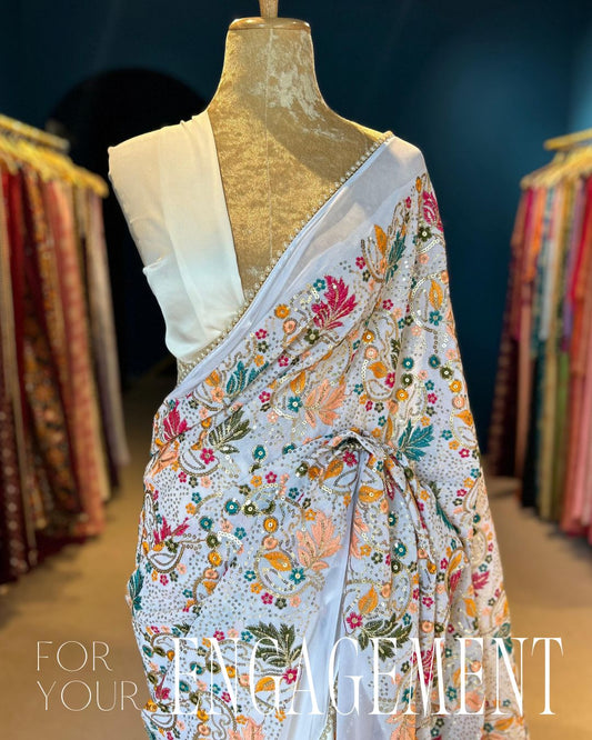 Engagement Bridal Saree