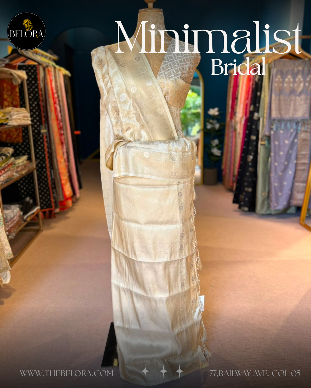 Minimalist Bridal Saree Collection (MSC 64605/0284)