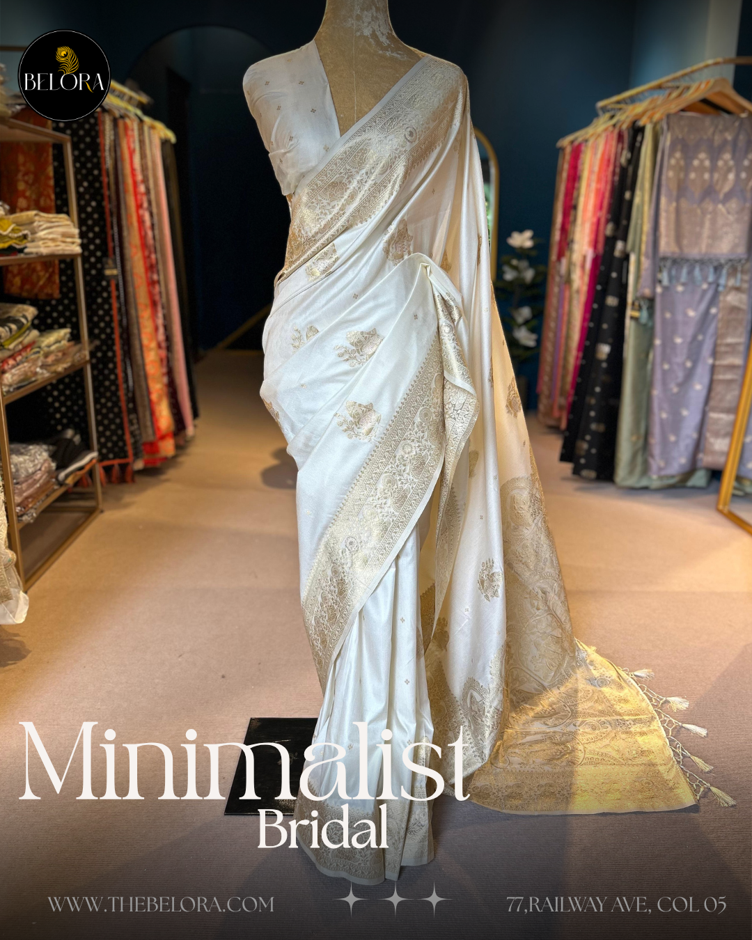 Minimalist Bridal Saree Collection (MSC 64641/0280)