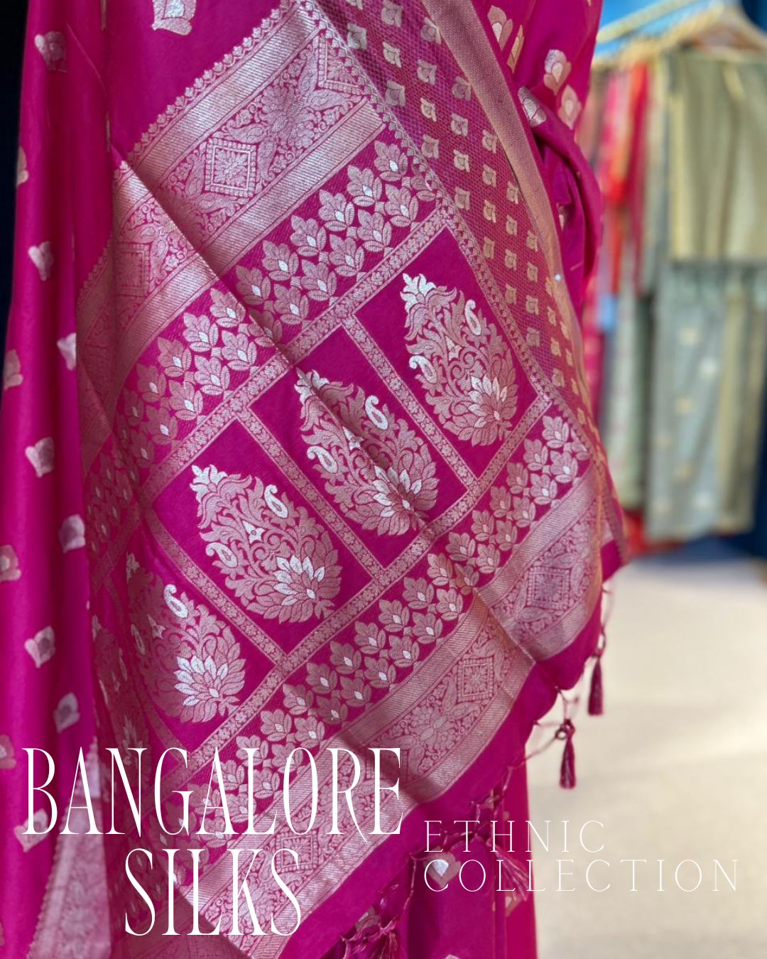 Bangalore Silks - Magenta