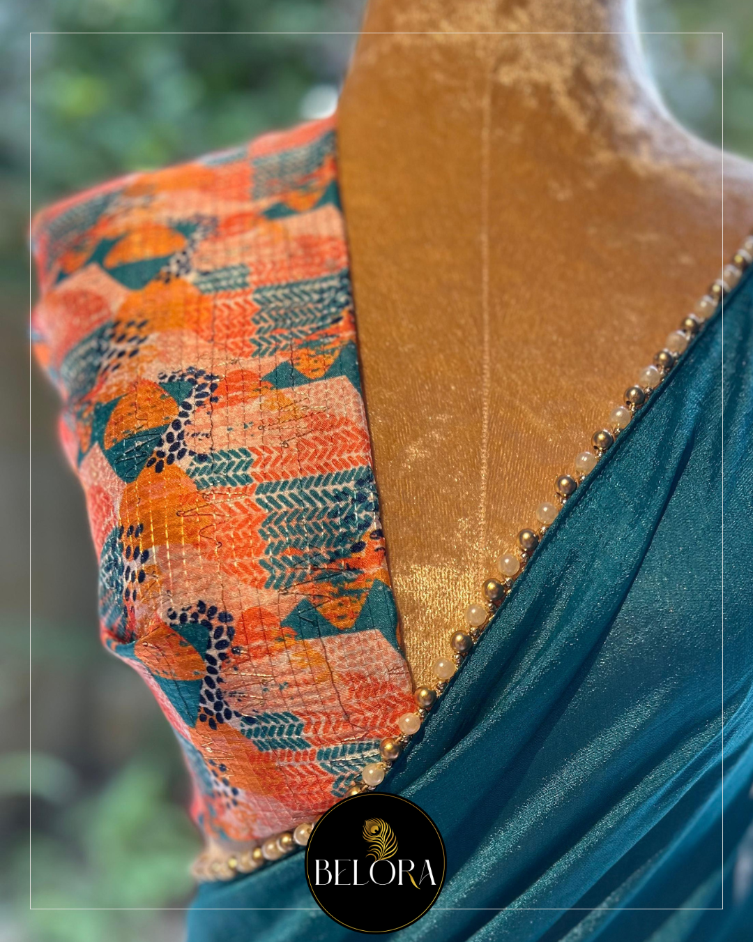 Monsoon Muse: Teal Blue