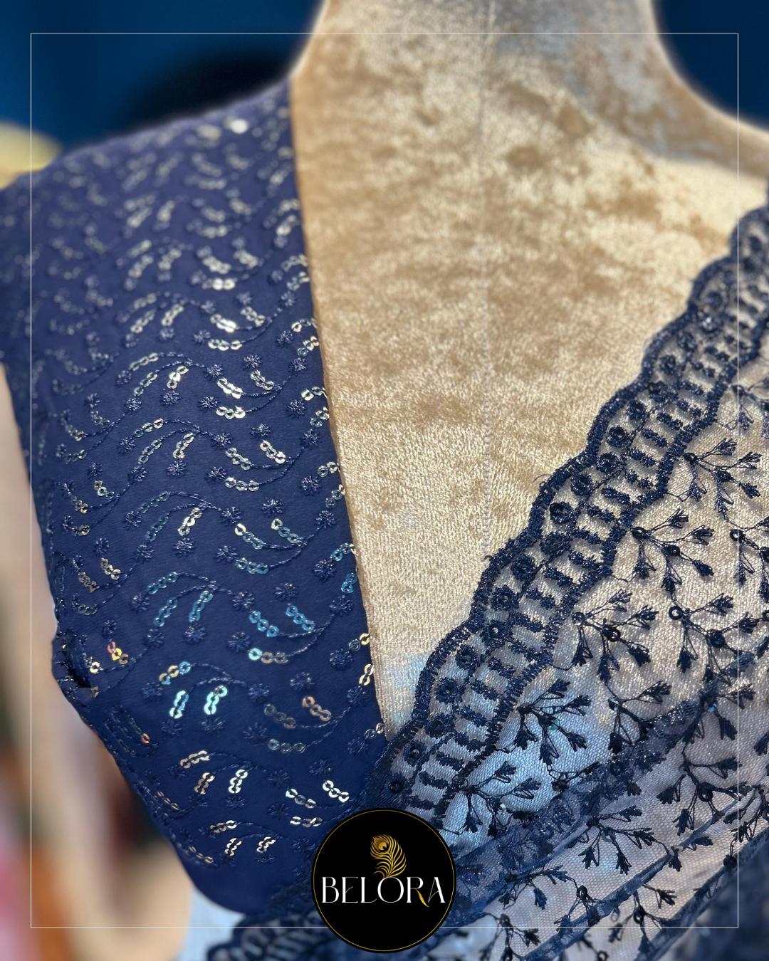 Monsoon Muse: Navy Blue