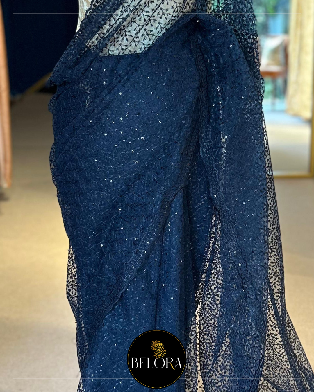 Monsoon Muse: Navy Blue