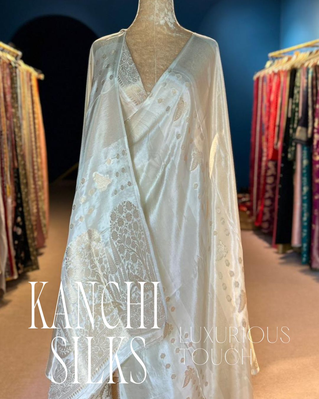 Kanchi Silk - Ivory