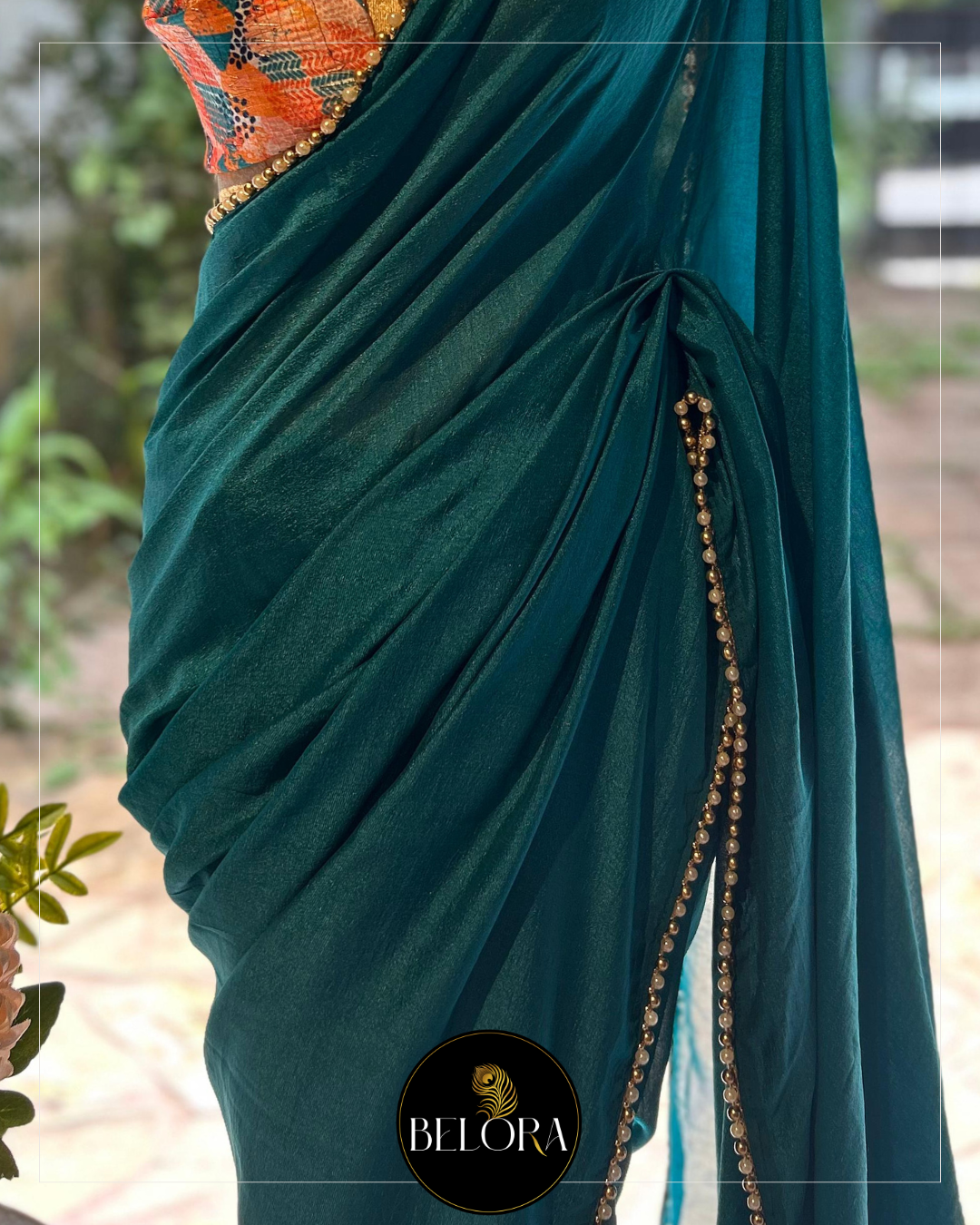 Monsoon Muse: Teal Blue