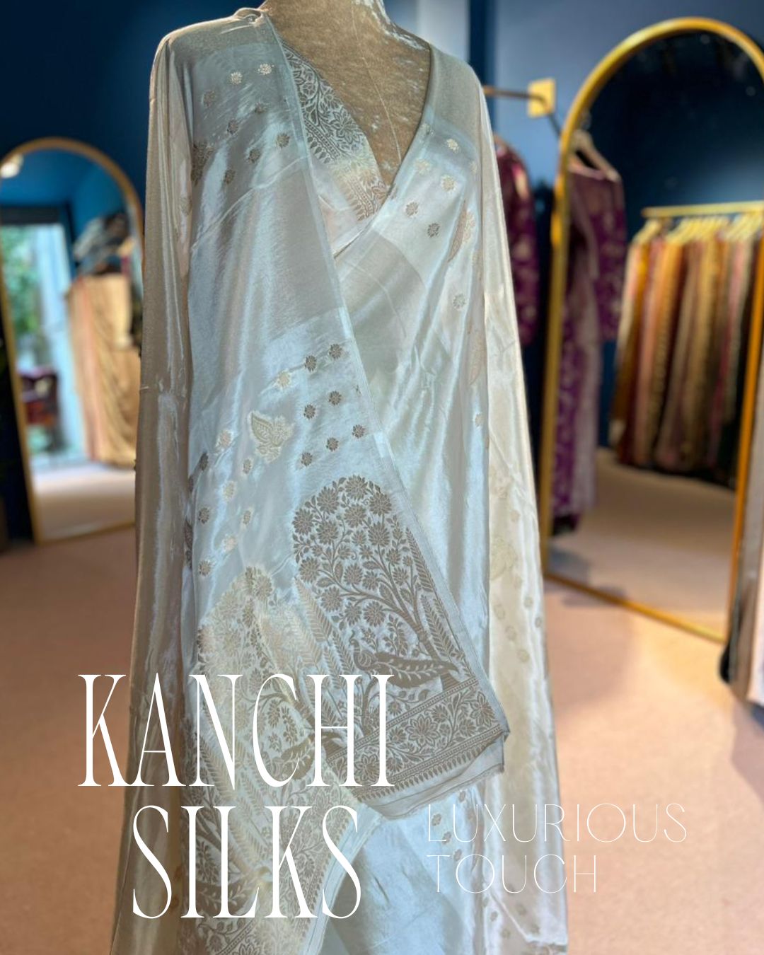 Kanchi Silk - Ivory