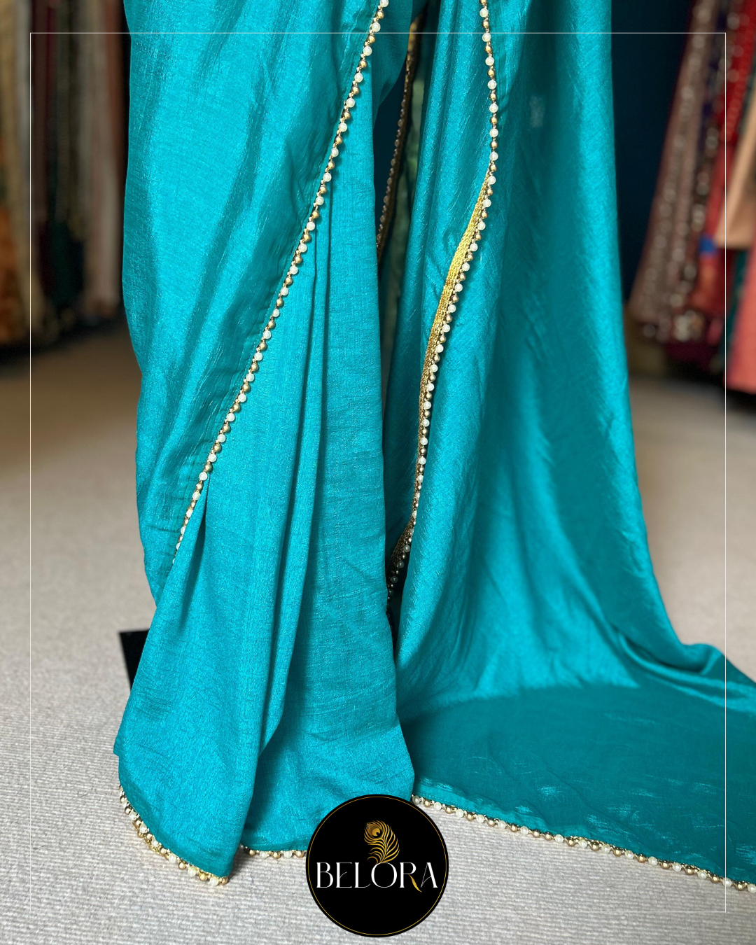Monsoon Muse: Teal Blue