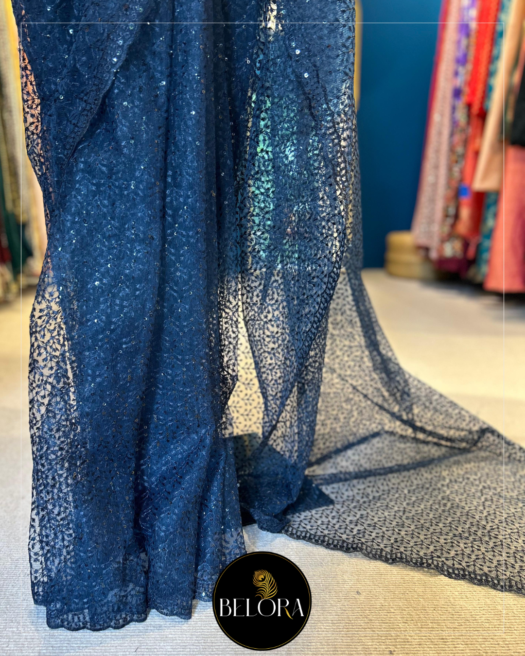 Monsoon Muse: Navy Blue