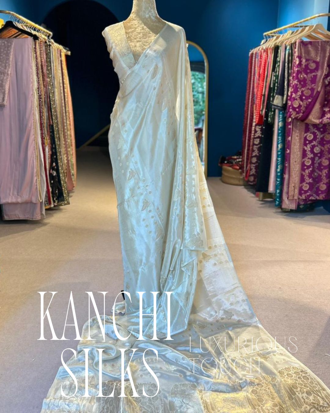 Kanchi Silk - Ivory