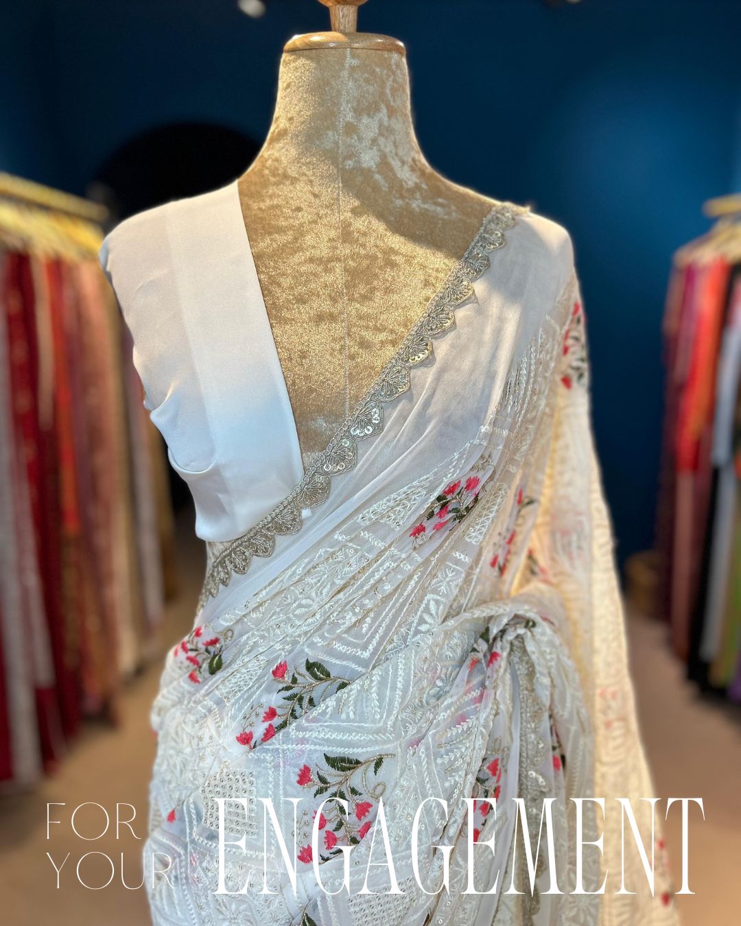 Engagement Saree