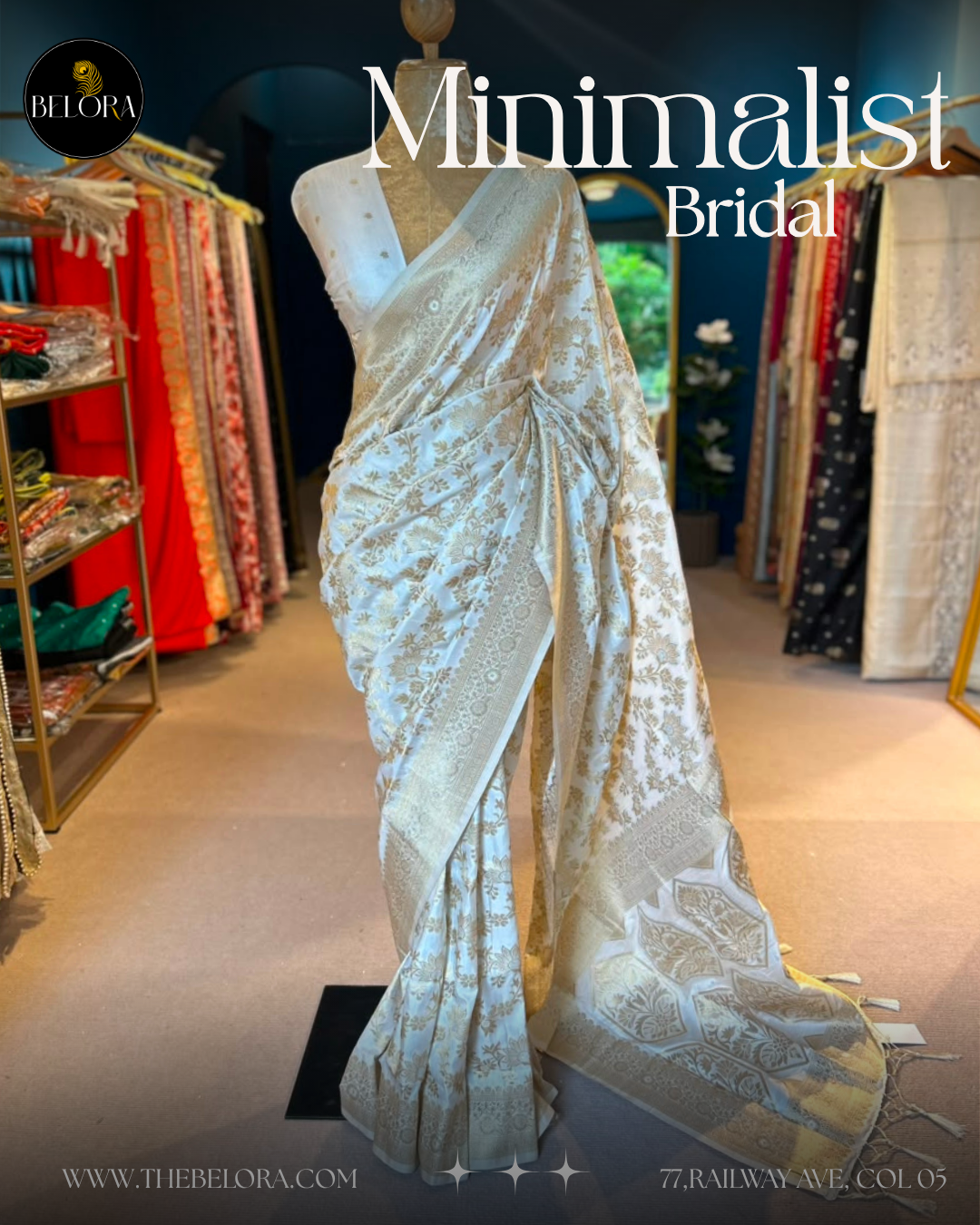 Minimalist Bridal Saree Collection (MSC 64603/0283)