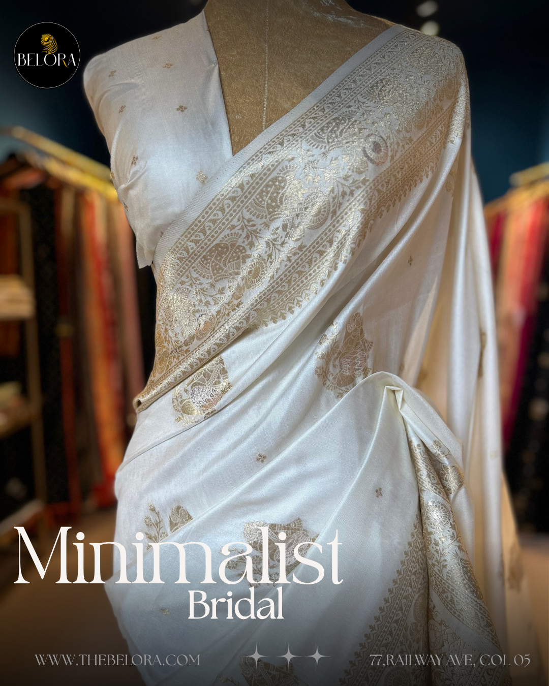 Minimalist Bridal Saree Collection (MSC 64641/0280)