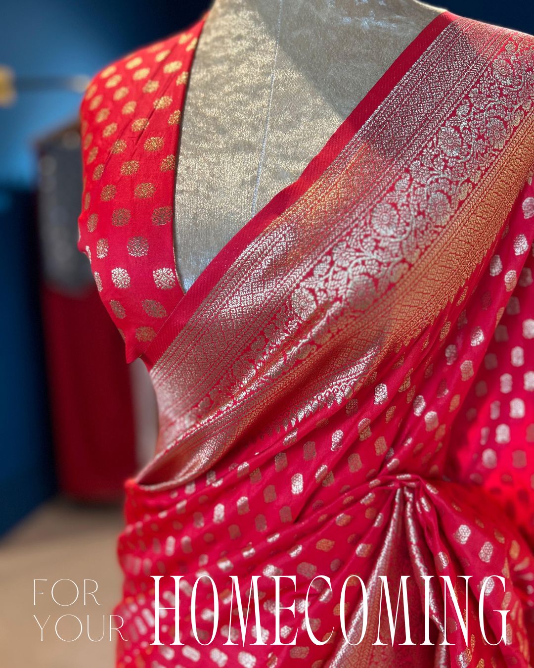 Homecoming Bride- Banarasi Silk Saree