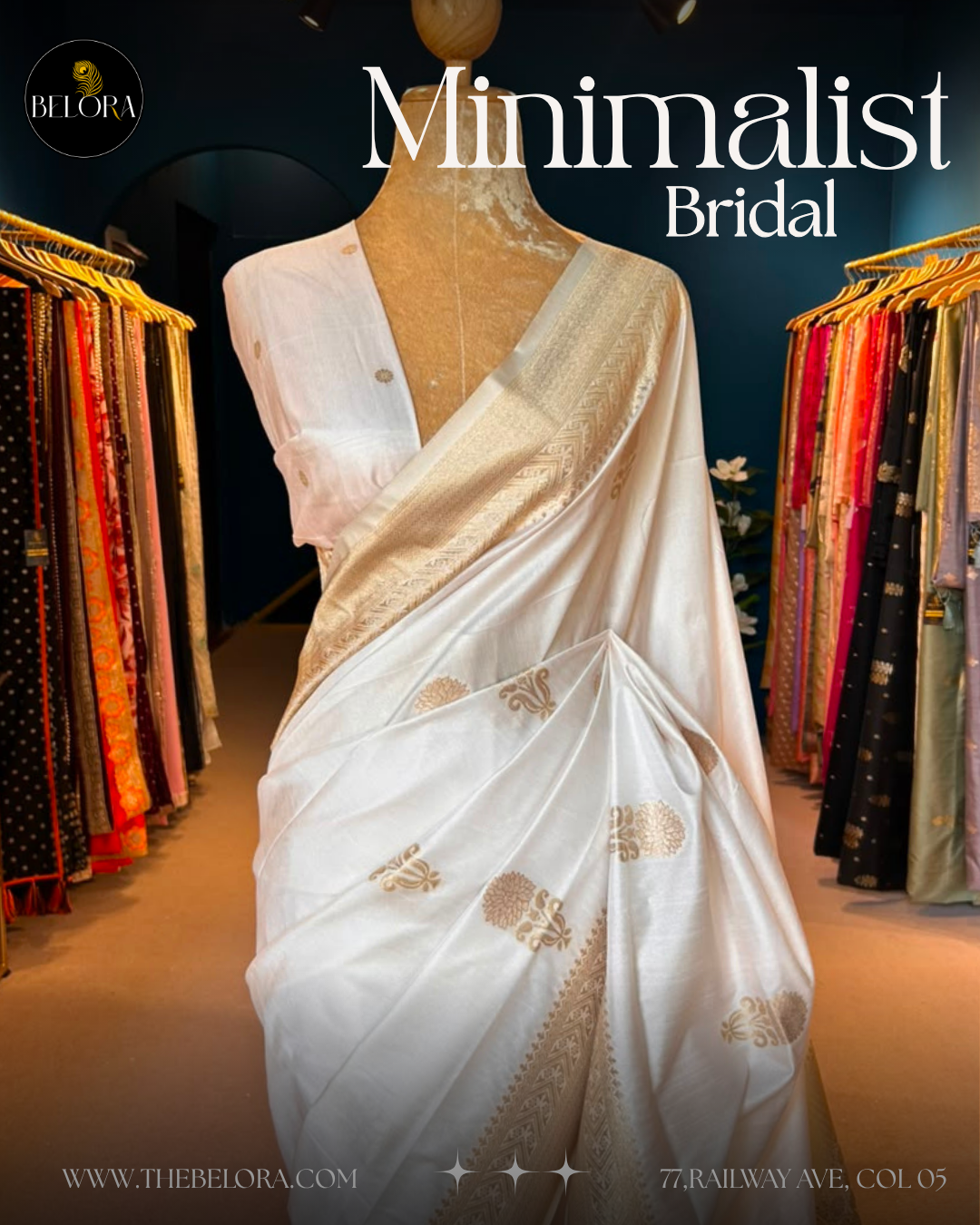 Minimalist Bridal Saree Collection (MSC 64614/0279)