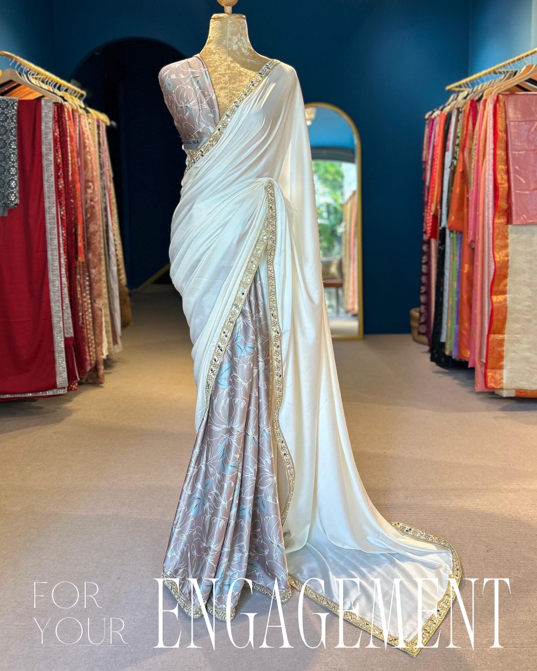 Engagement Saree