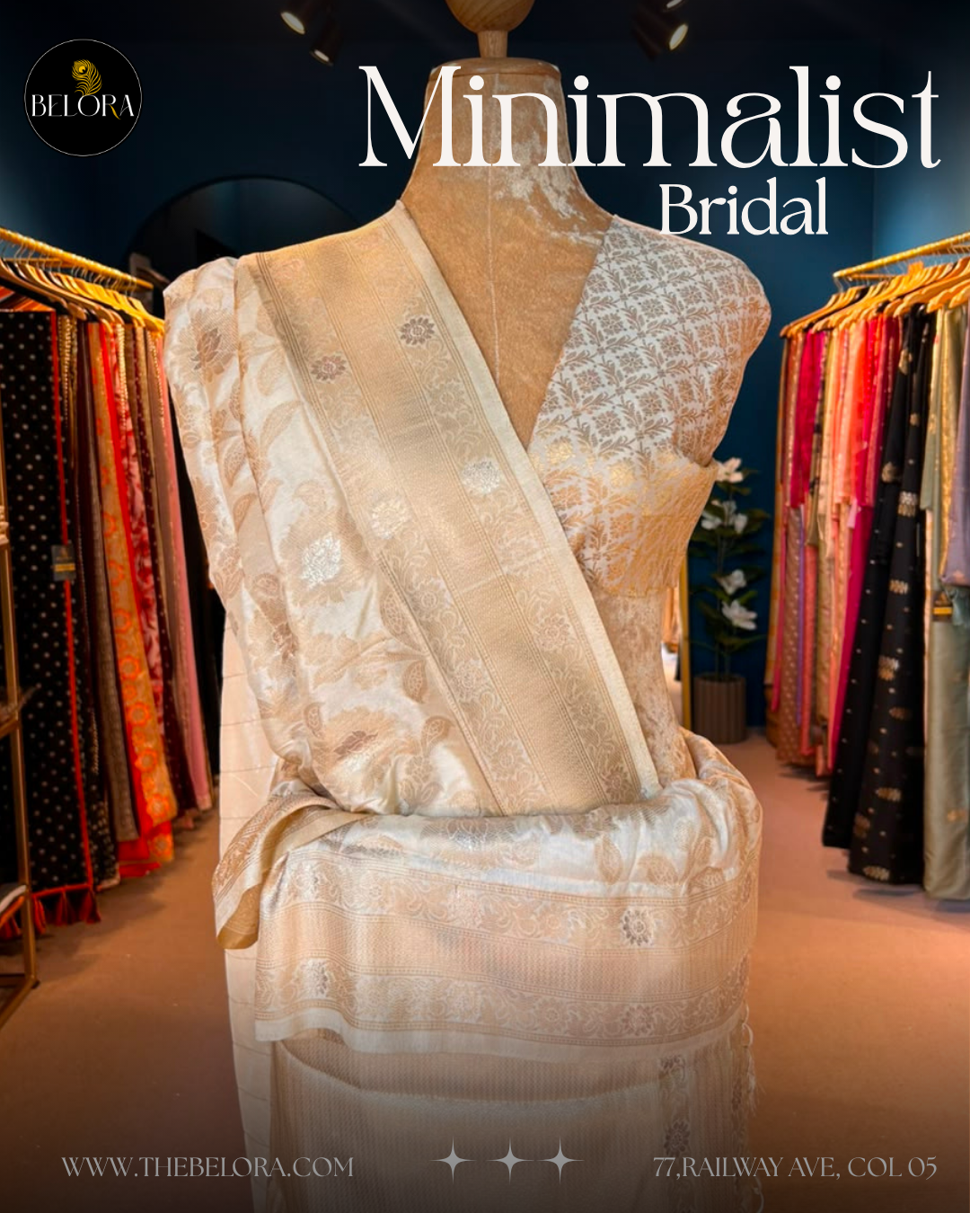 Minimalist Bridal Saree Collection (MSC 64605/0284)