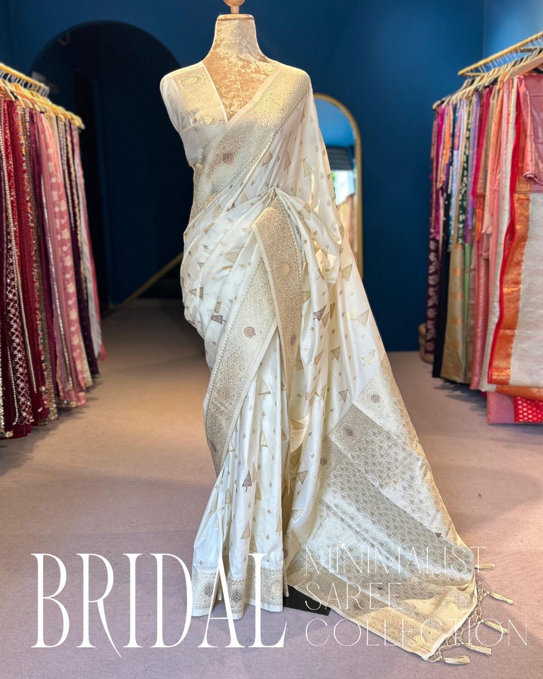 Minimalist Bridal Saree Collection : Bangalore Silk