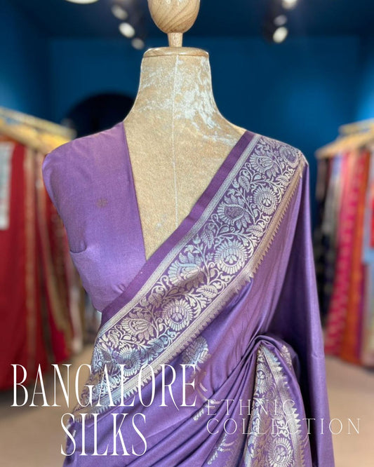 Bangalore Silks - Purple (0129)