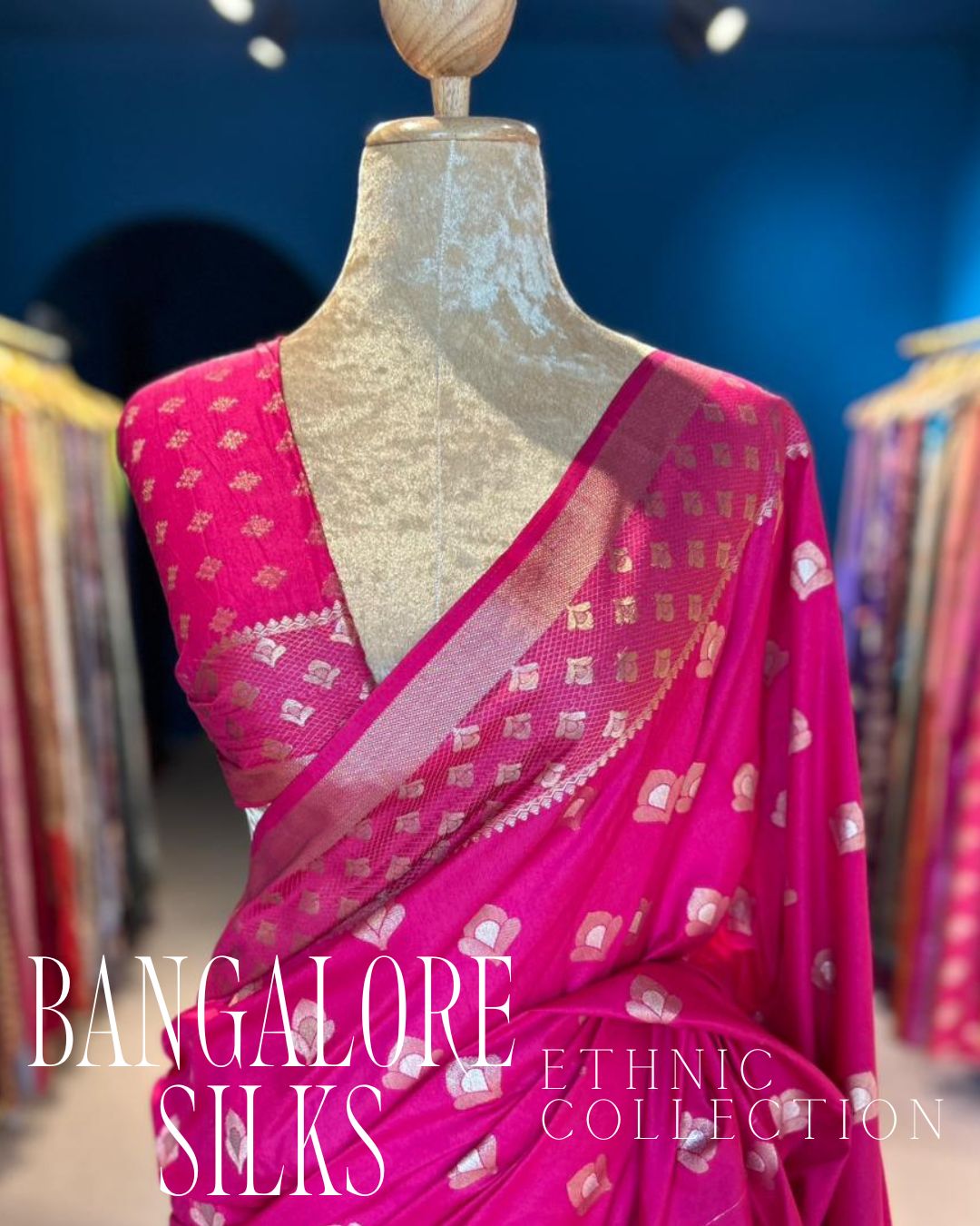 Bangalore Silks - Magenta