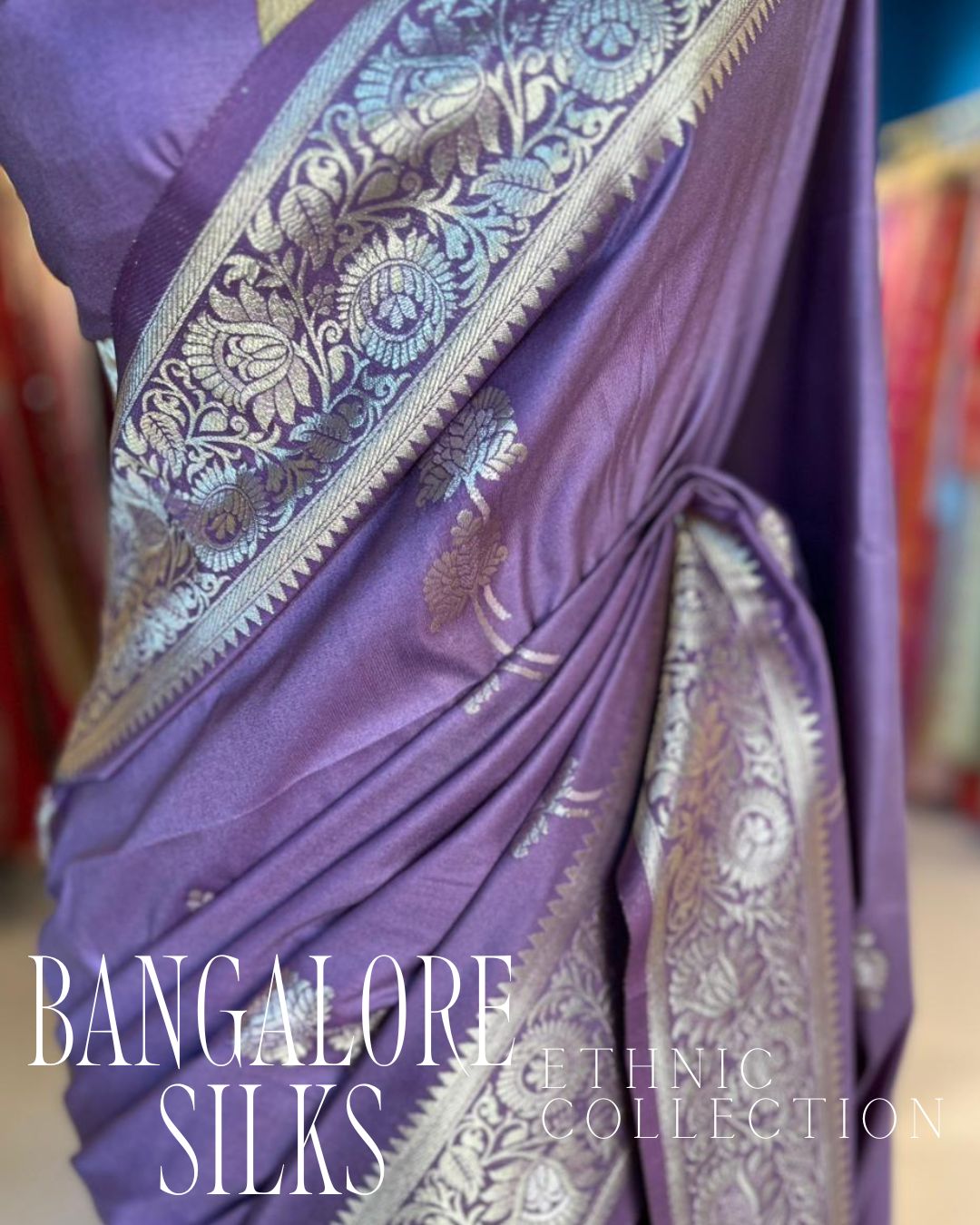Bangalore Silks - Purple (0129)