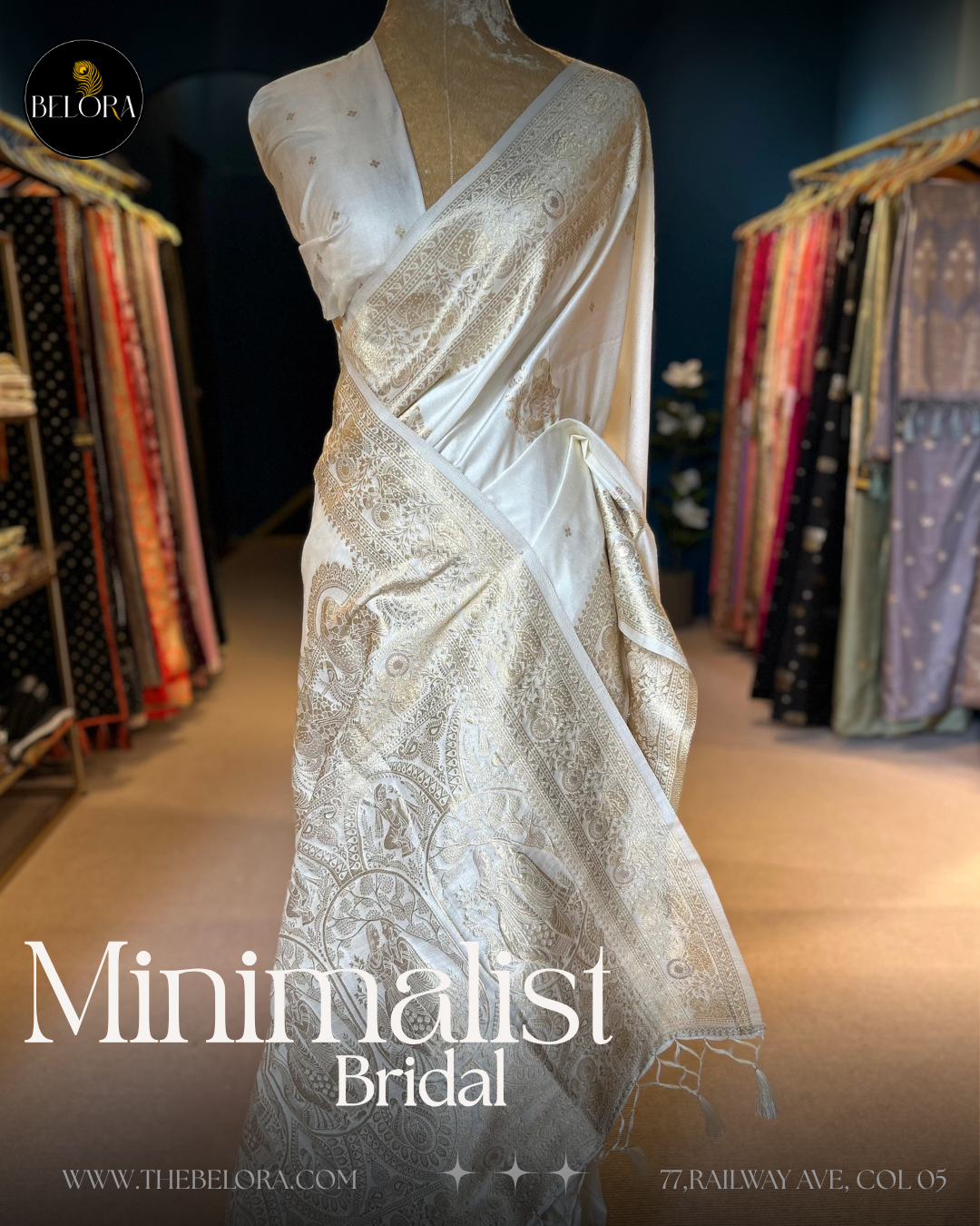 Minimalist Bridal Saree Collection (MSC 64641/0280)