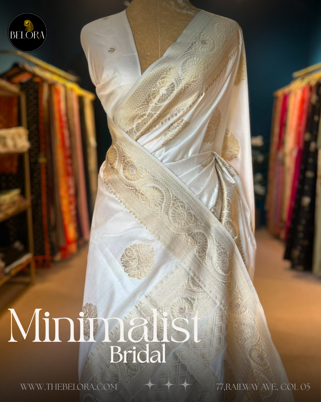 Minimalist Bridal Saree Collection (MSC 64658/0281)