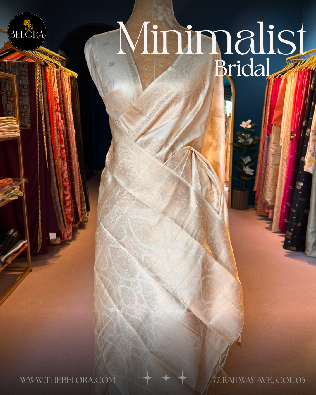 Minimalist Bridal Saree Collection (MSC 64600/0291)