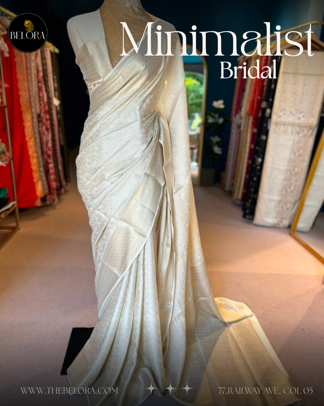 Minimalist Bridal Saree Collection (MSU 692600/0296)