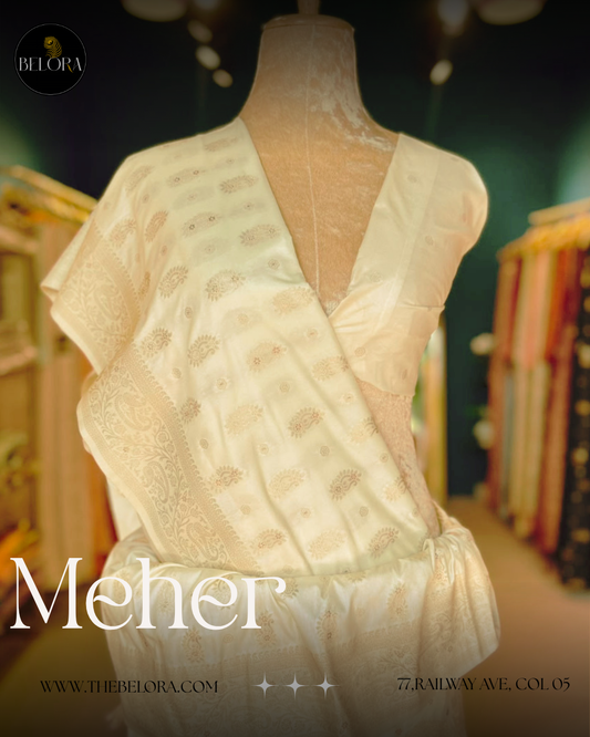 Minimalist Bridal Saree Collection : Bangalore Silk (0054)