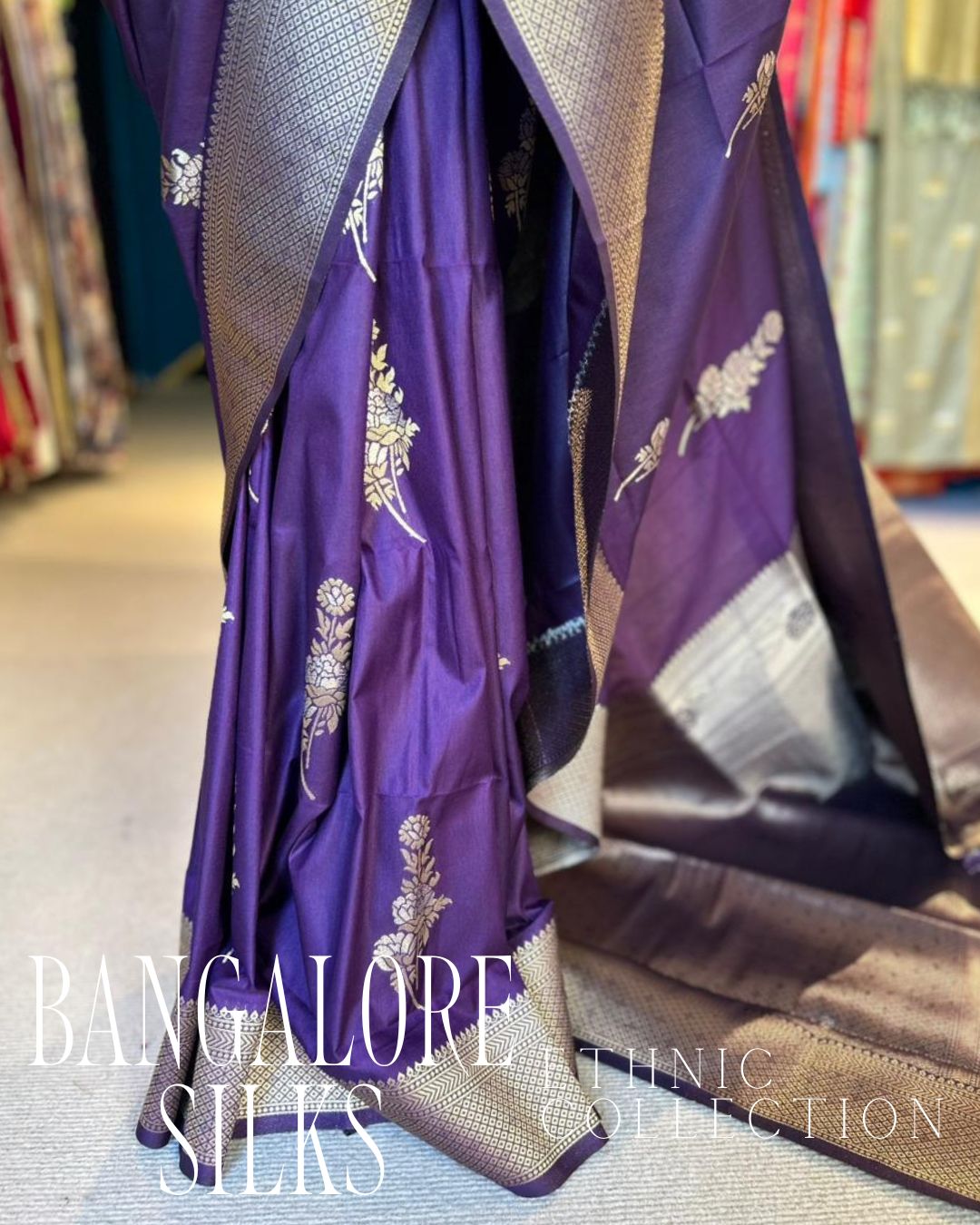 Bangalore Silks - Dark Purple (0125)