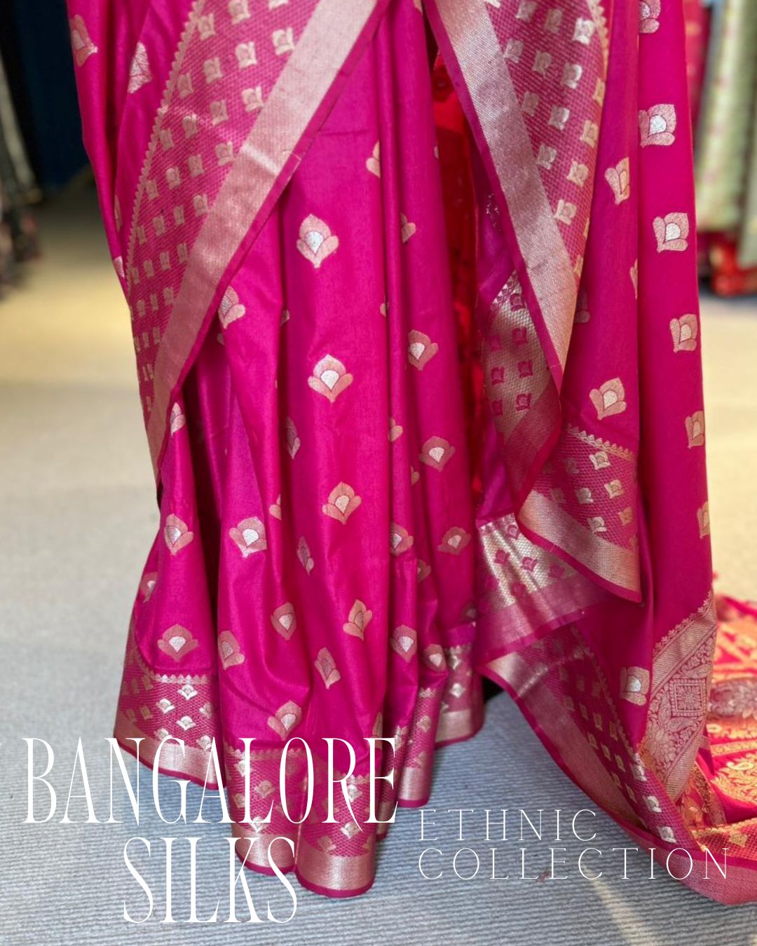 Bangalore Silks - Magenta