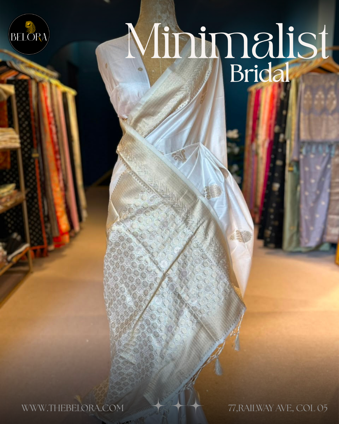 Minimalist Bridal Saree Collection (MSC 64614/0279)