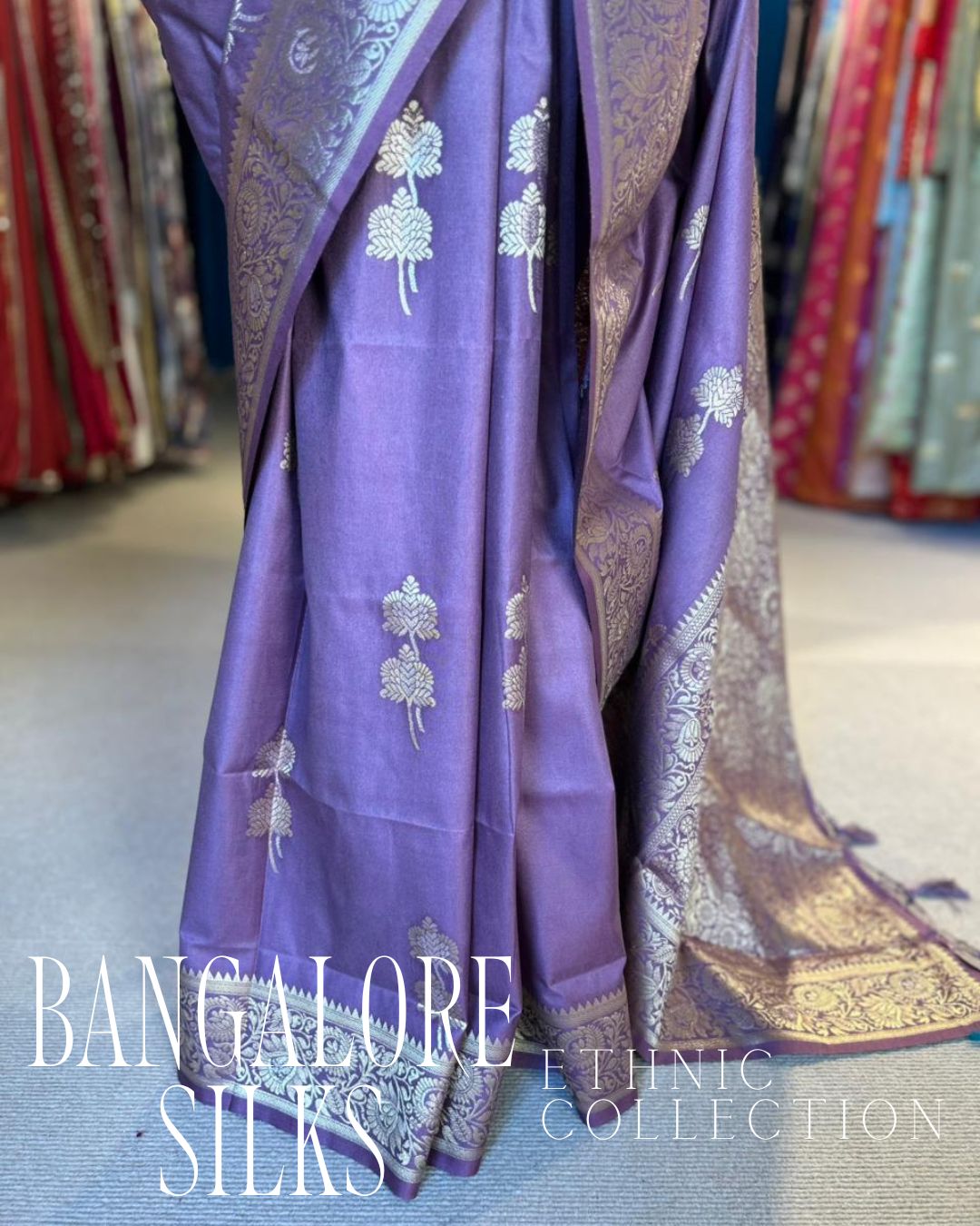 Bangalore Silks - Purple (0129)