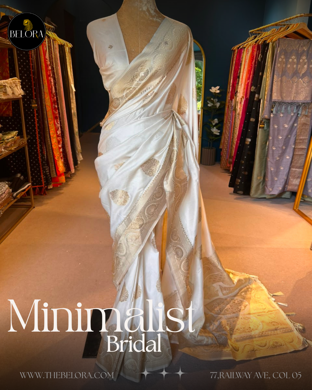 Minimalist Bridal Saree Collection (MSC 64658/0281)
