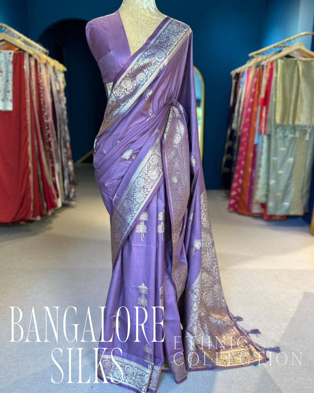 Bangalore Silks - Purple (0129)