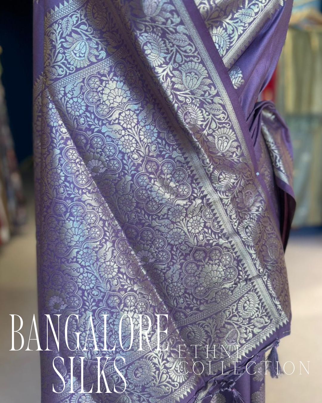 Bangalore Silks - Purple (0129)