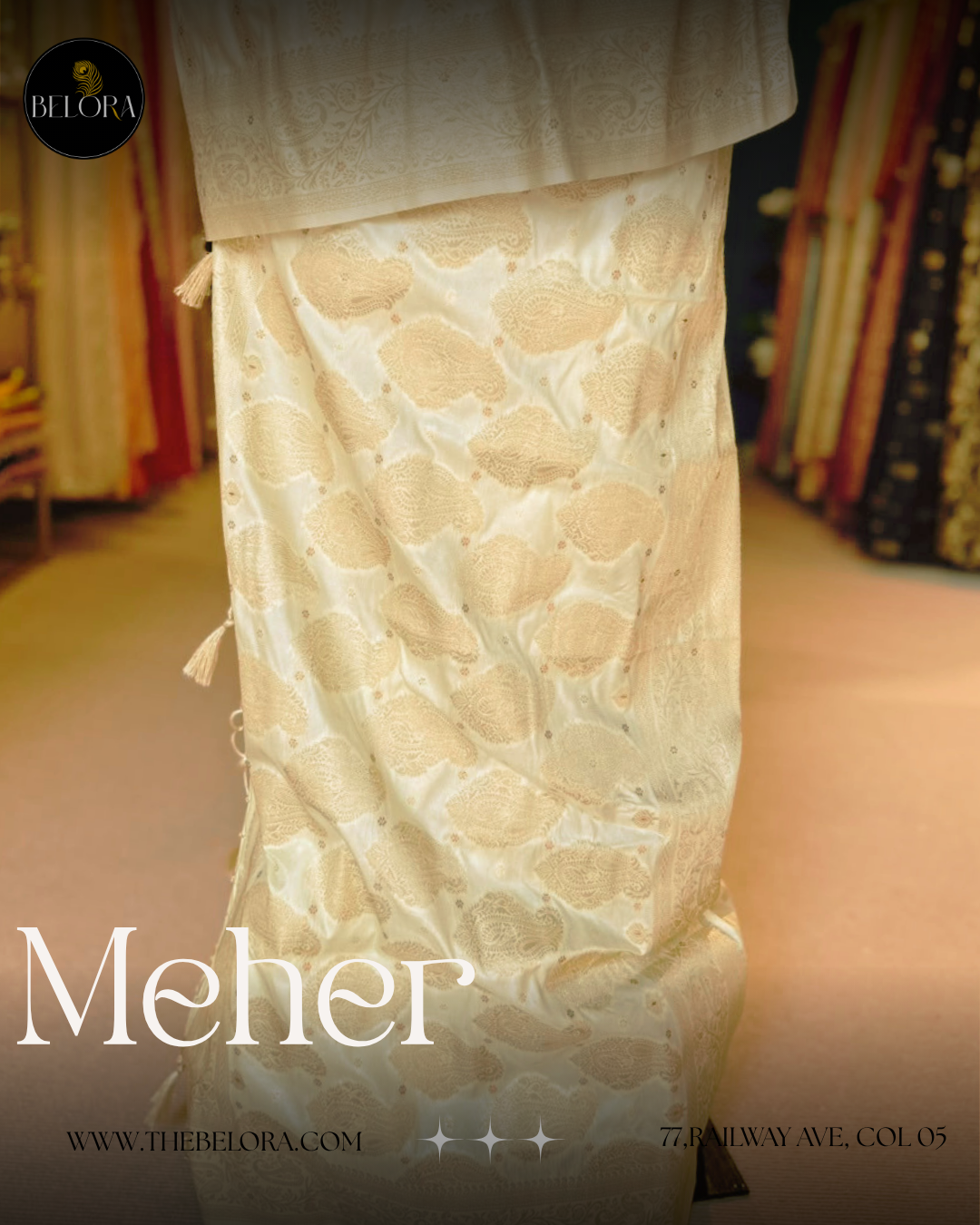 Minimalist Bridal Saree Collection : Bangalore Silk (0054)