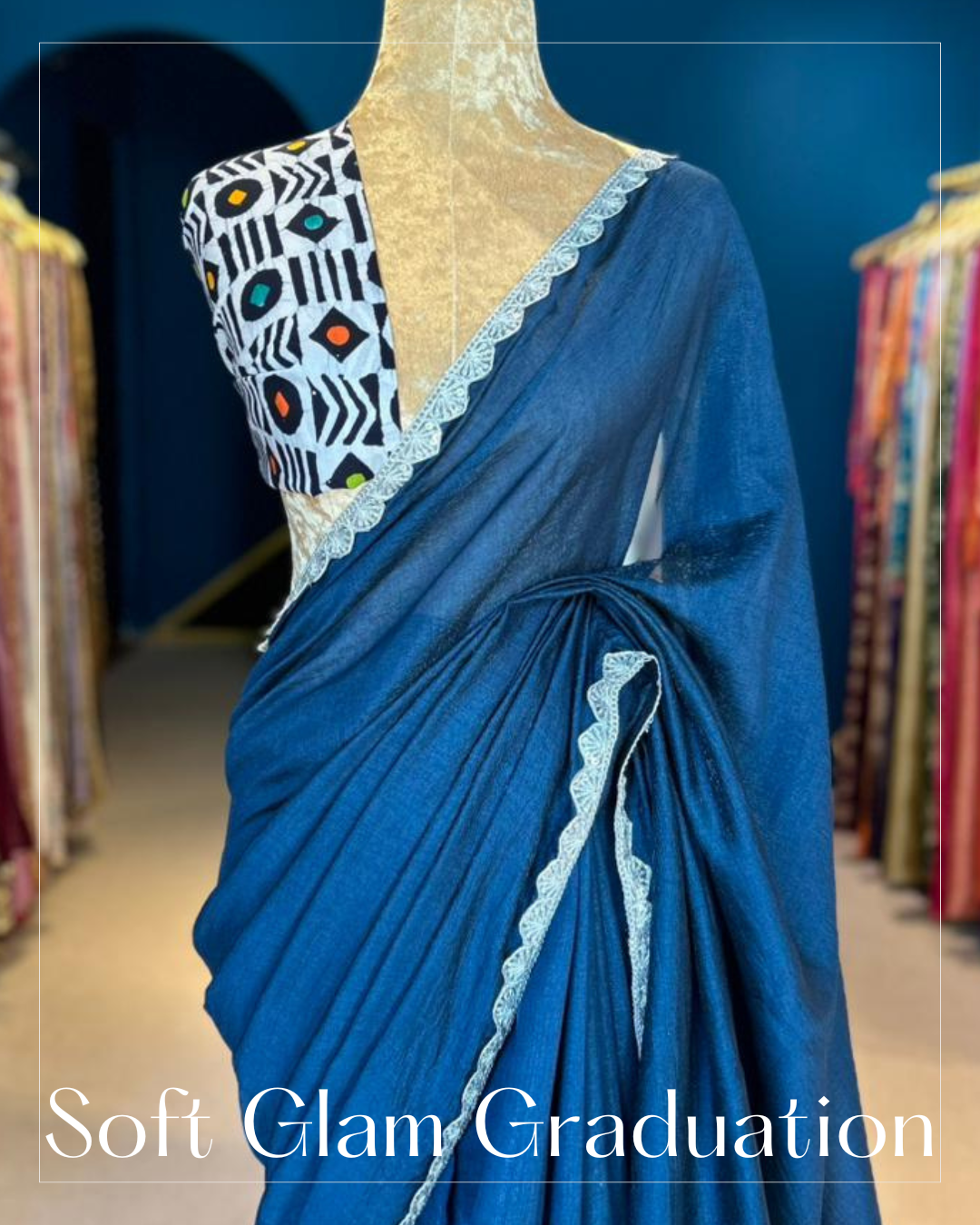 Soft Glam Graduation Collection - Navy Blue β Belora