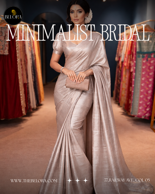 Minimalist Bridal Saree Collection (Y164965)
