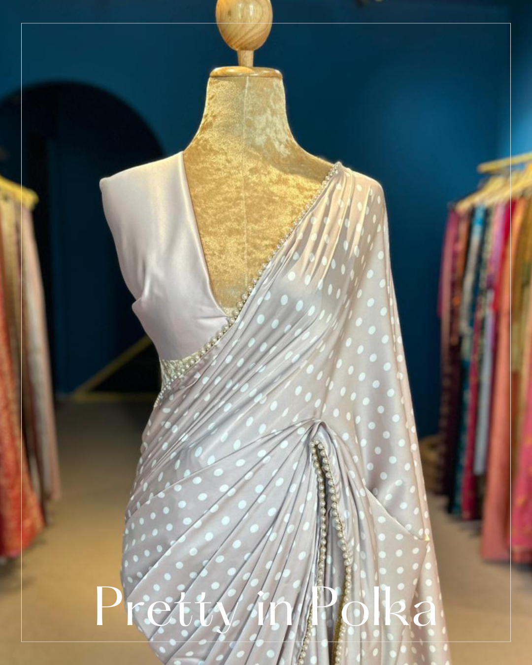 Pretty in Polka - Light Brown