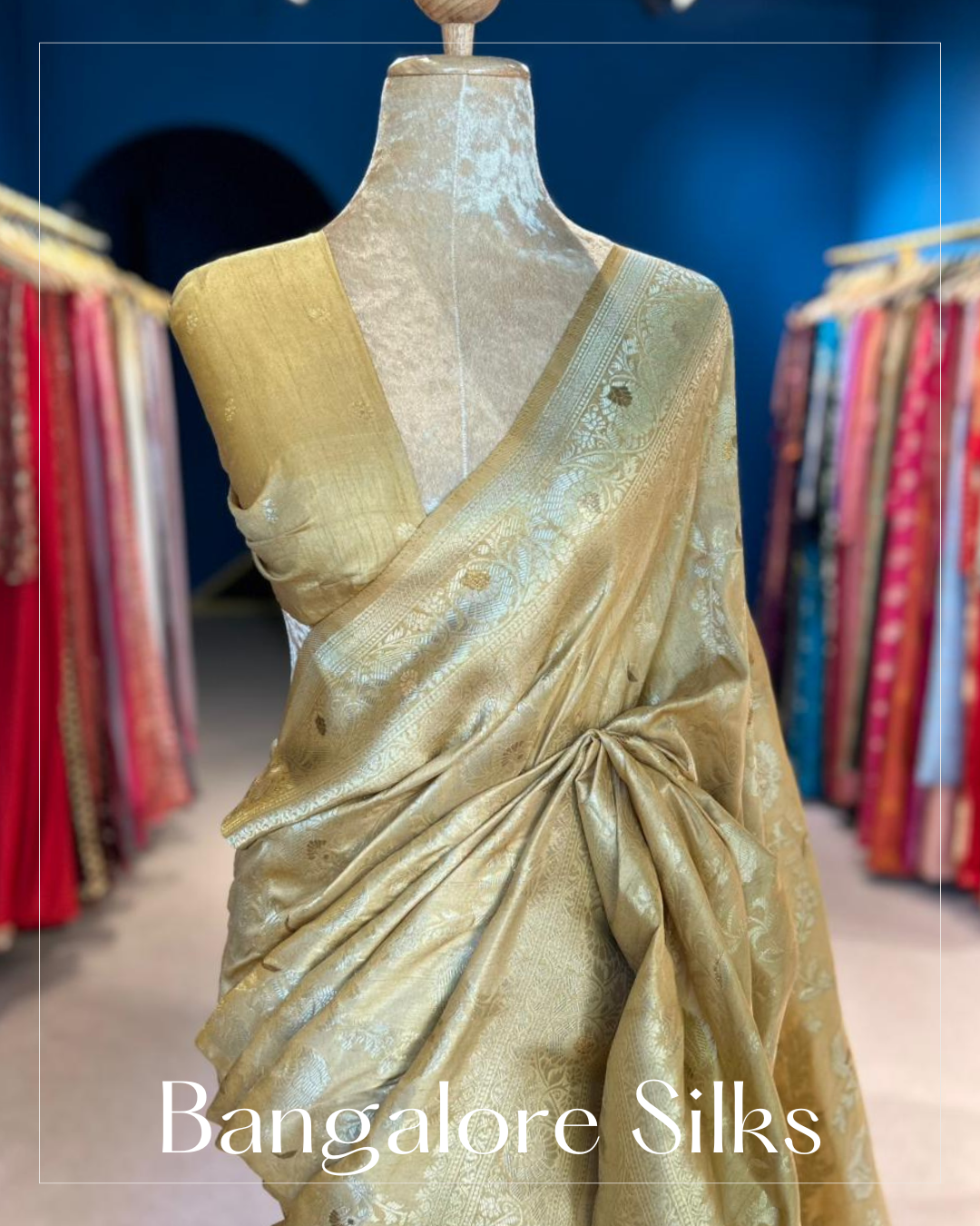 Bangalore Silks - Gold (0055)