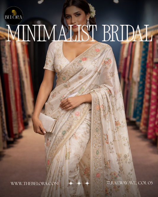 Minimalist Bridal Saree Collection (W148982)