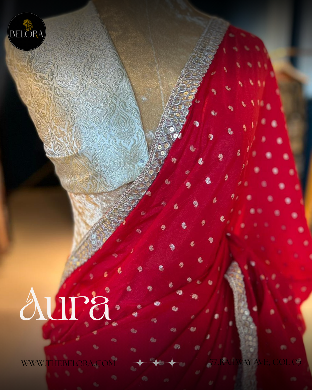 Red Soft Brocade