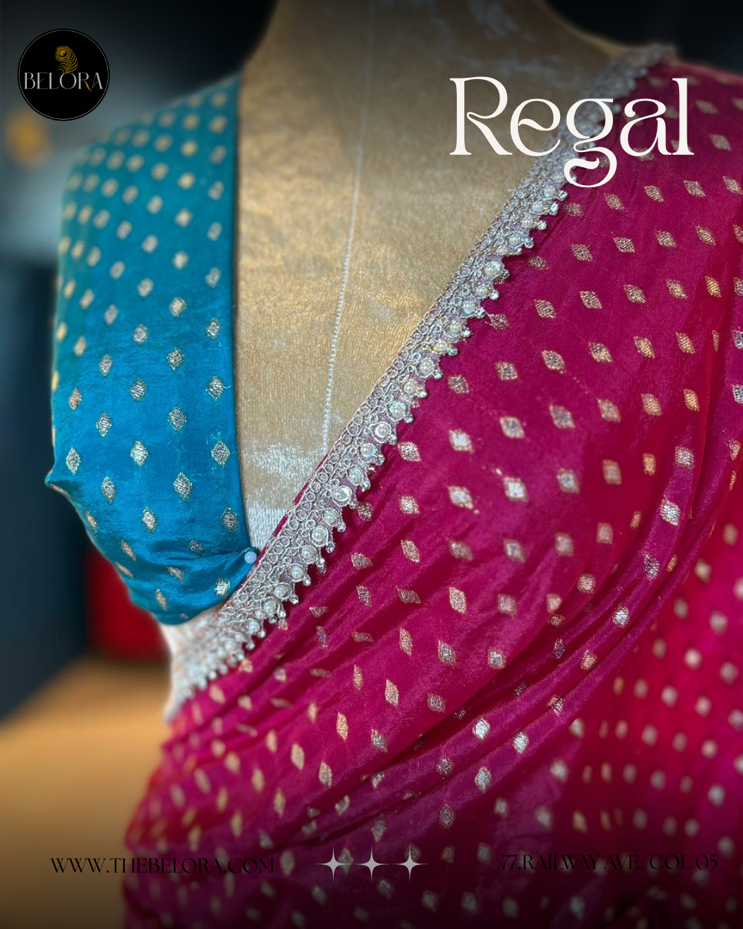 Magenta Soft Brocade (0211)