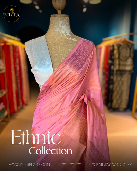 Kanchi Silk Saree - Peach (0032)