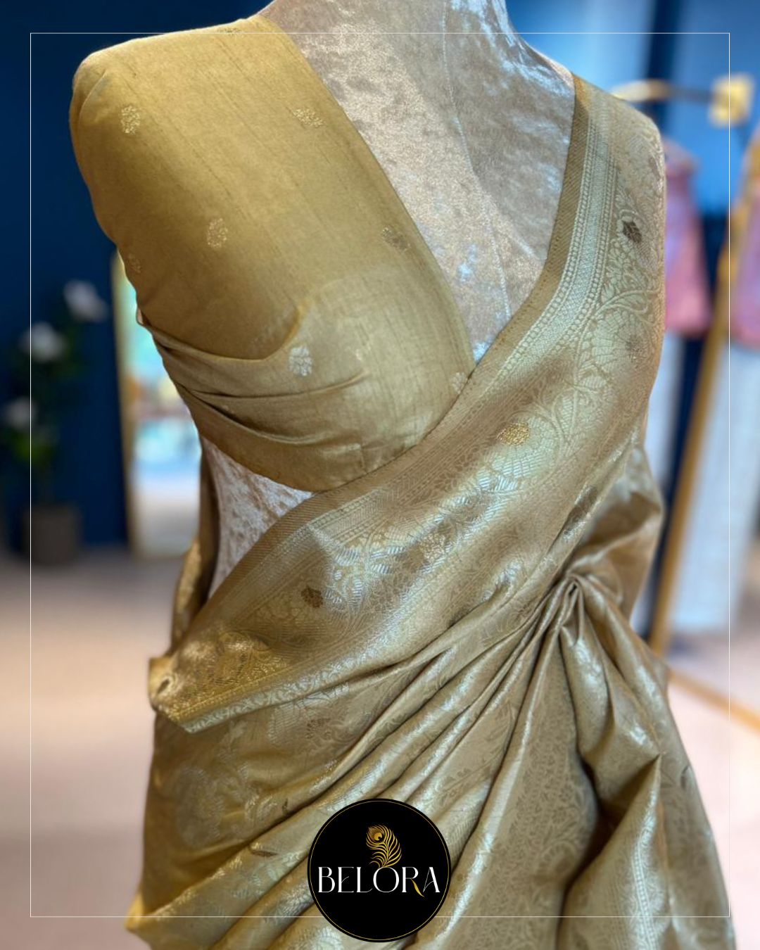 Bangalore Silks - Gold (0055)