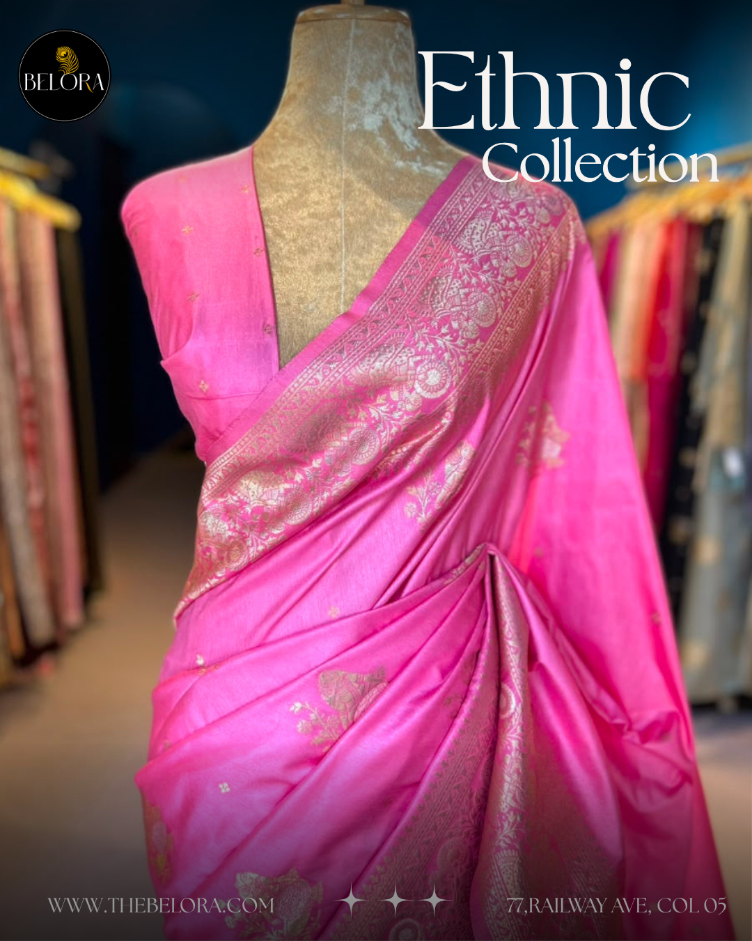 Bangalore Silks - Pink (MSU 690888/0300)
