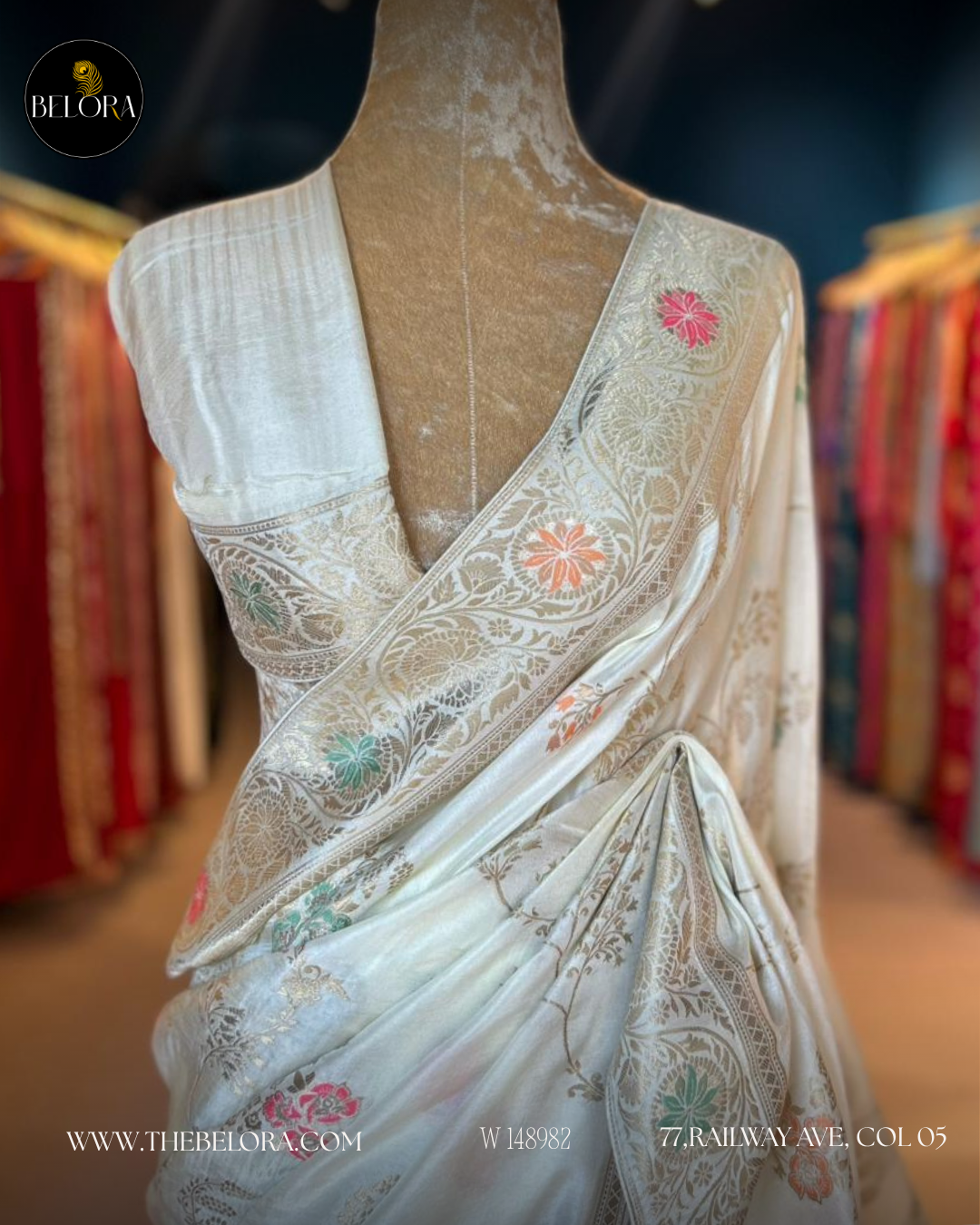 Minimalist Bridal Saree Collection (W148982)